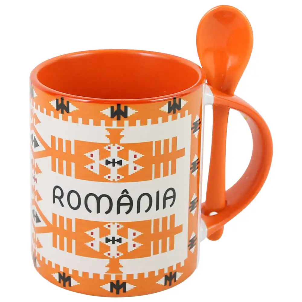 Cana ceramica cu lingurita Cana ceramica cu lingurita