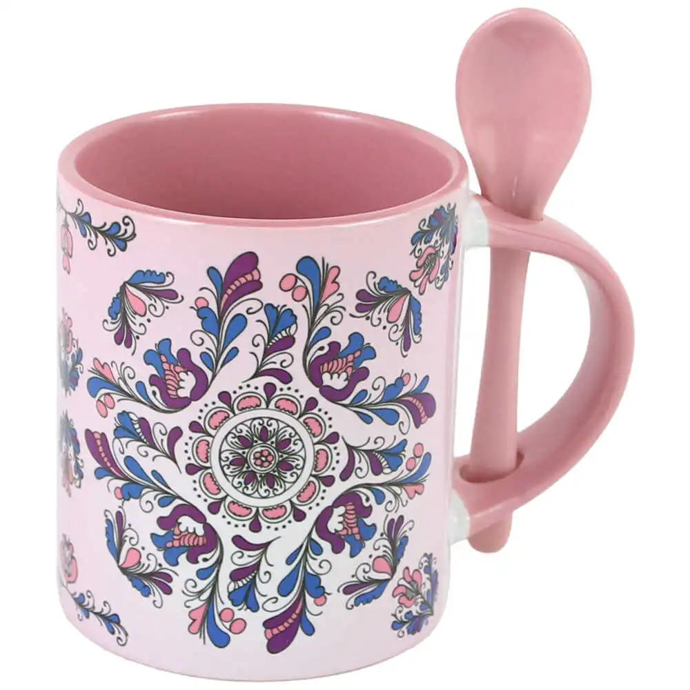 Cana ceramica cu lingurita Cana ceramica cu lingurita