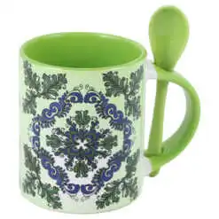 Cana ceramica cu lingurita