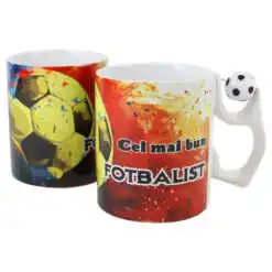 Cana ceramica "Cel mai bun Fotbalist"