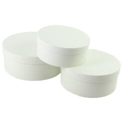 Set 3 cutii cadou rotunde 20x8 CM