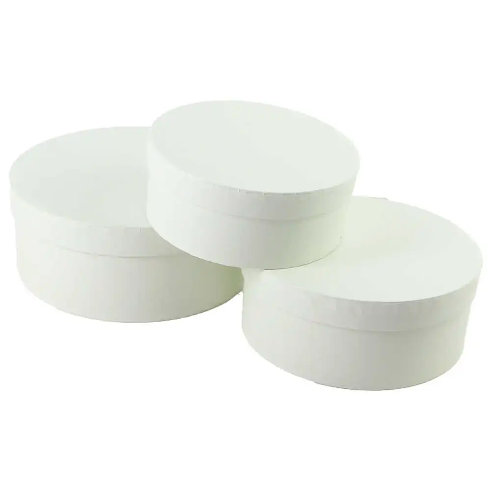 Set 3 cutii cadou rotunde 20x8 CM Set 3 cutii cadou rotunde 20x8 CM
