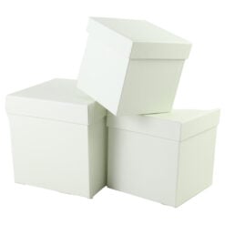 Set 3 cutii cadou patrate 16x16 CM