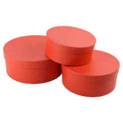 Set 3 cutii cadou rotunde 20x8 CM