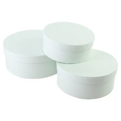 Set 3 cutii cadou rotunde 20x8 CM