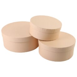 Set 3 cutii cadou rotunde 20x8 CM