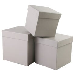 Set 3 cutii cadou patrate 16x16 CM