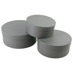 Set 3 cutii cadou rotunde 20x8 CM