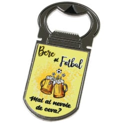 Desfacator sticle cu magnet "Bere si Fotbal..."
