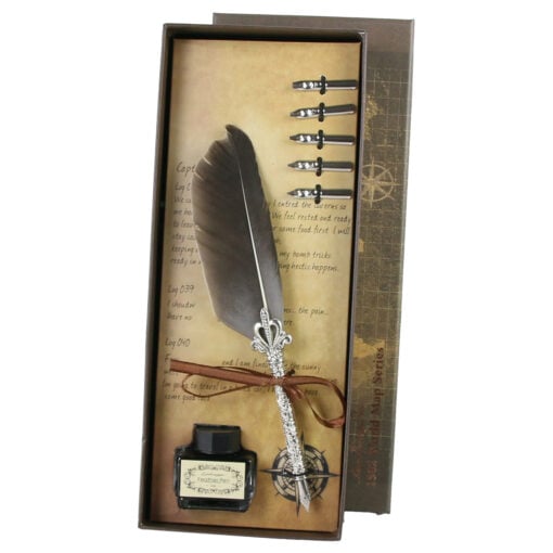 Set Pana de scris Vintage World - 7 piese