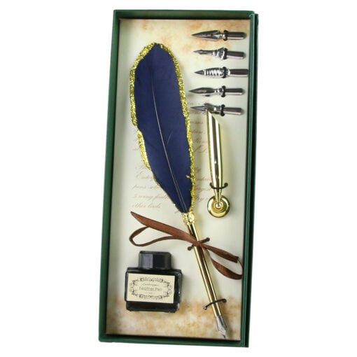Set Pana de scris Vintage "Enjoy Your Life" - 8 piese