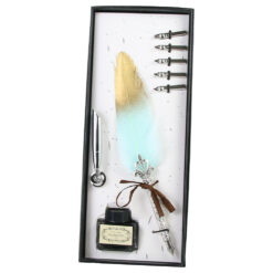 Set Pana de scris Vintage Gold - 8 piese