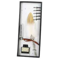 Set Pana de scris Vintage Gold - 8 piese