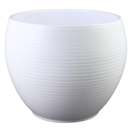 Ghiveci din ceramica Manacor Alb 21x18 CM