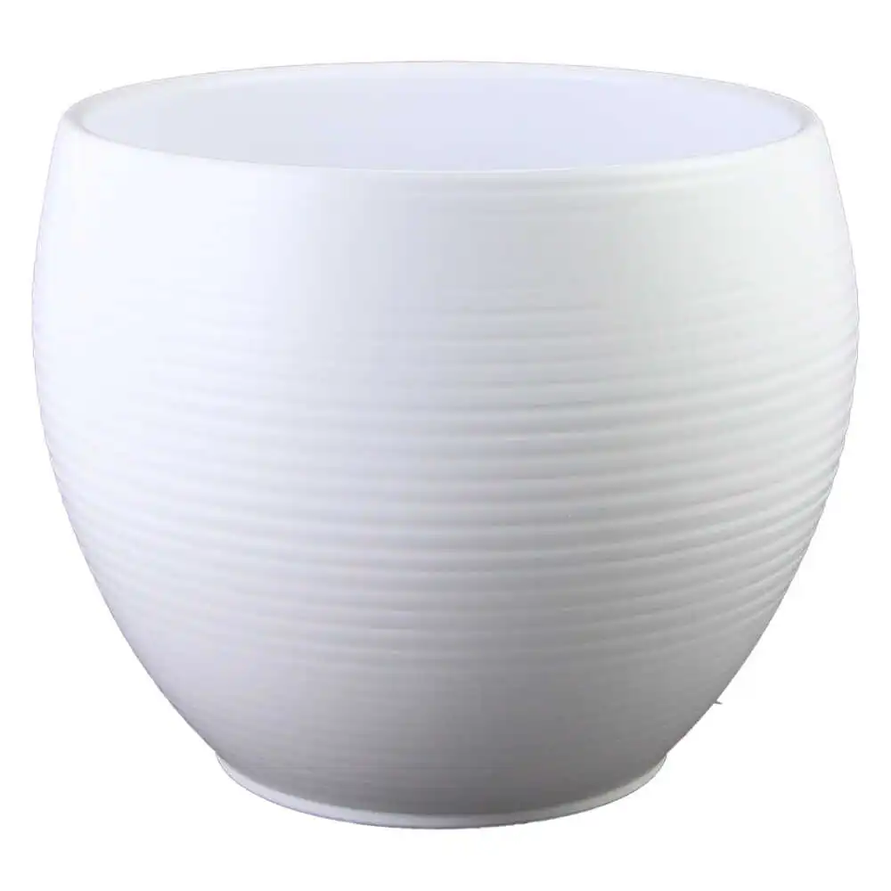 Ghiveci din ceramica Manacor Alb 21x18 CM