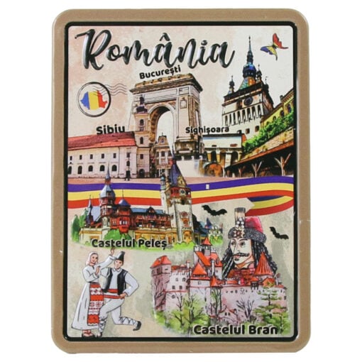 Magnet frigider din rasina 6x8 CM