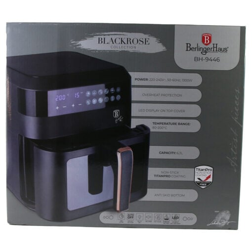 capacitate 6.3 L Black Rose