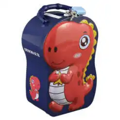 Pusculita metalica cu lacat si chei