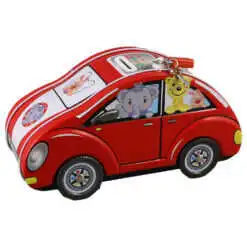 Pusculita metalica cu lacat si chei