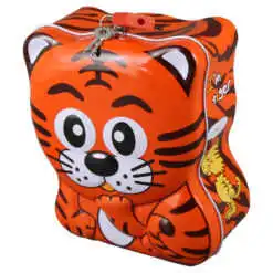 Pusculita metalica cu lacat si chei