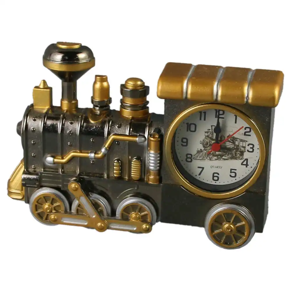 Ceas de masa din plastic Locomotiva 22x13 CM