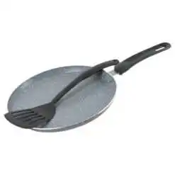 Tigaie din aluminiu marmorat cu spatula