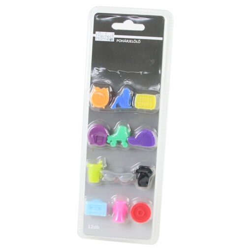 Set 12 identificatoare pahar
