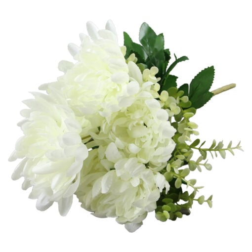 Buchet artificial cu crizanteme 40 CM