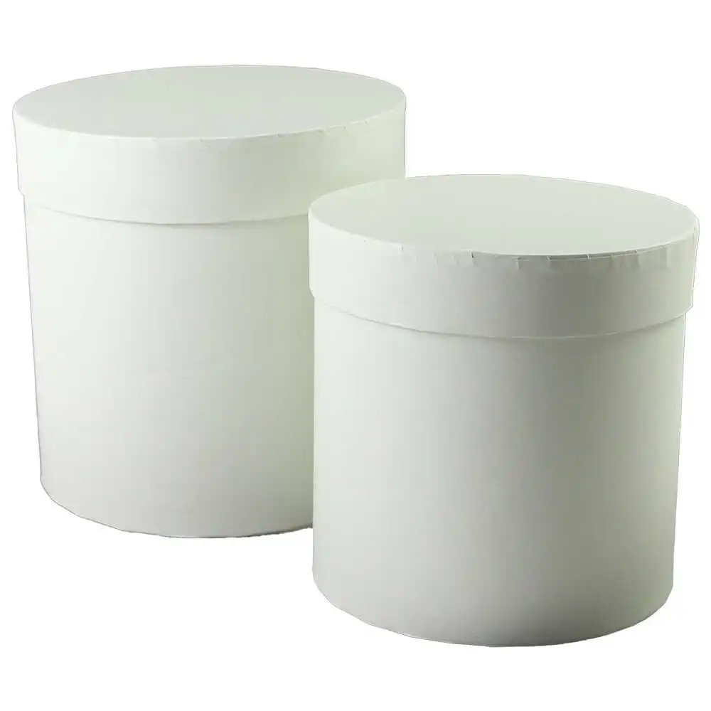 Set 2 cutii cadou rotunde 17x17.5 CM