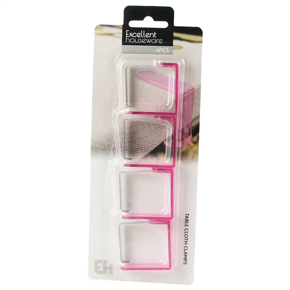 Set 4 clipsuri fata de masa din plastic Set 4 clipsuri fata de masa din plastic