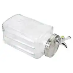 Borcan pentru limonada din sticla cu robinet