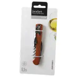 Tirbuson din inox si lemn 11 CM