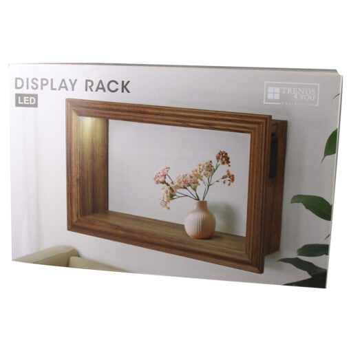 Raft perete mdf cu led 40x10x25 CM