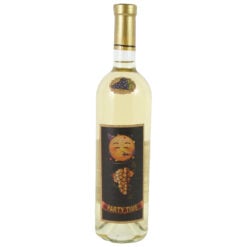 Vin alb 750 ml "Party Time" cu eticheta din pluta