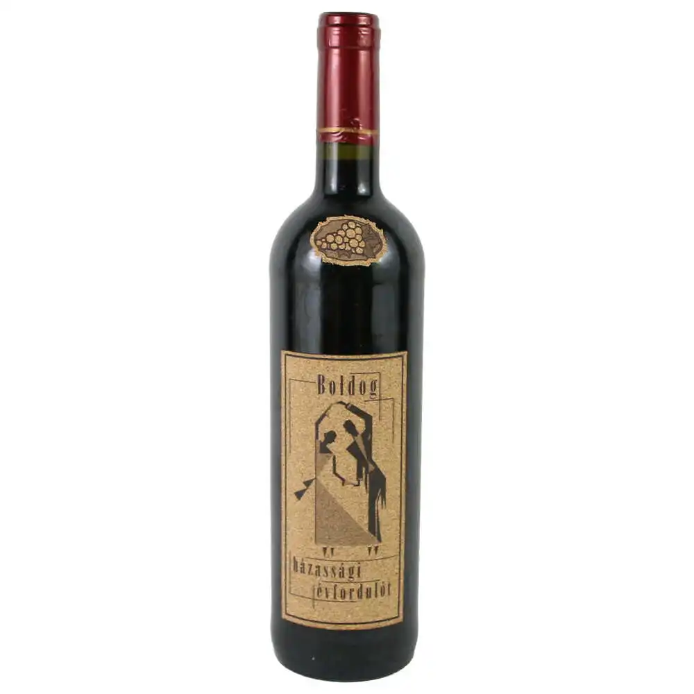 Vin rosu 750 ml "Boldog hazassagi evfordulot" Vin rosu 750 ml "Boldog hazassagi evfordulot"