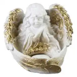 Figurina Ingeras cu suport lumanare