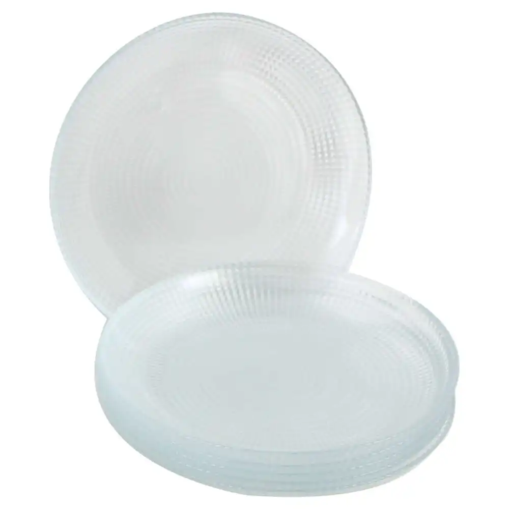 Set 6 farfurii din sticla 19 CM Set 6 farfurii din sticla 19 CM