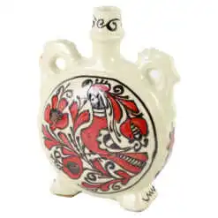 Plosca din ceramica de Corund cu motive traditionale