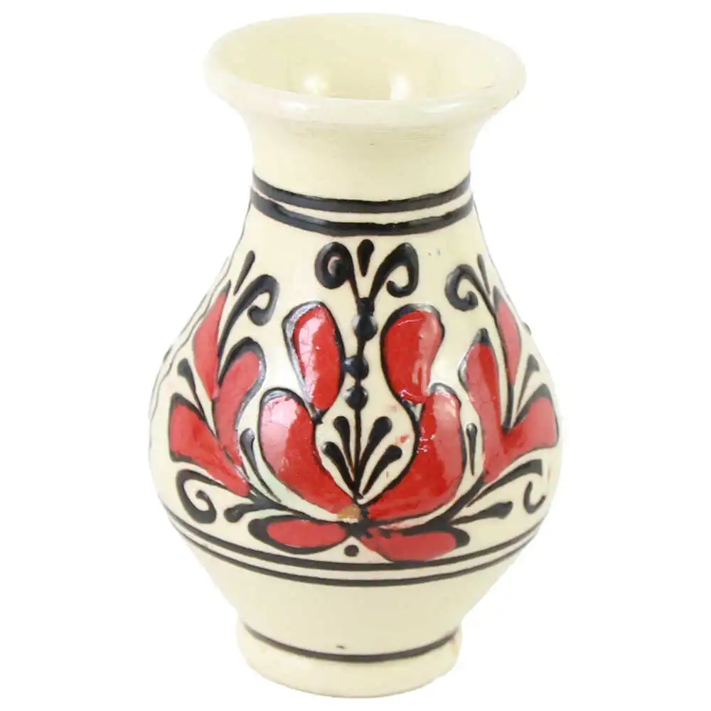 Vaza ceramica de Corund cu motive traditionale Vaza ceramica de Corund cu motive traditionale
