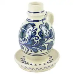Sfesnic din ceramica de Corund cu motive traditionale