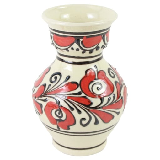 Vaza ceramica de Corund cu motive traditionale