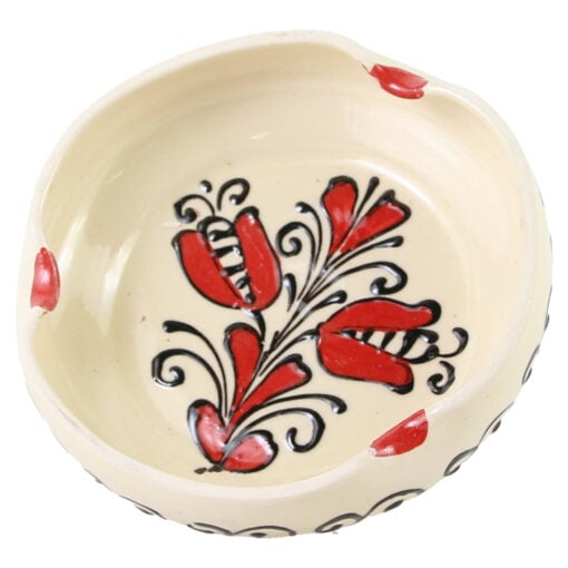 Scrumiera din ceramica de Corund cu motive traditionale