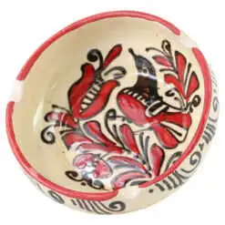 Scrumiera din ceramica de Corund cu motive traditionale