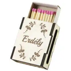 Cutie lemn pentru chibrituri "Erdely"