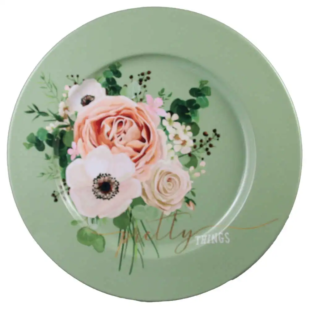 Tava rotunda din metal "Pretty Things" 33 CM