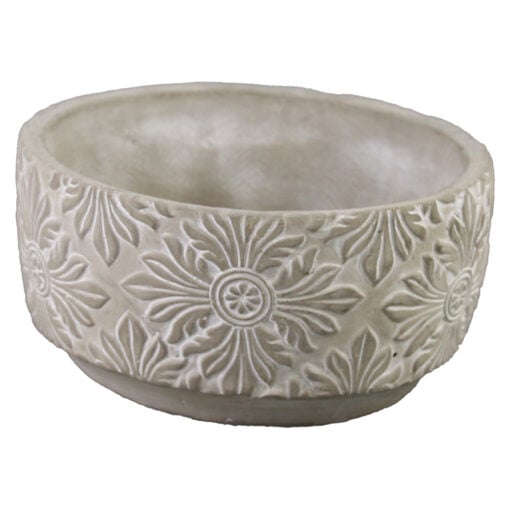 Ghiveci rotund din piatra 15x8 CM
