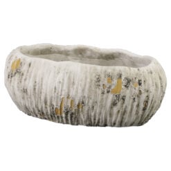 Ghiveci oval din piatra 21x11x9 CM