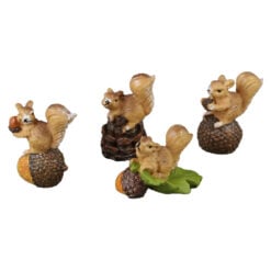 Set 4 figurine Veverite