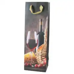 Punga cadou bauturi 12x36 CM