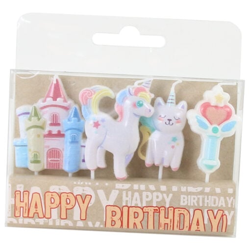 Set 4 lumanari pentru tort